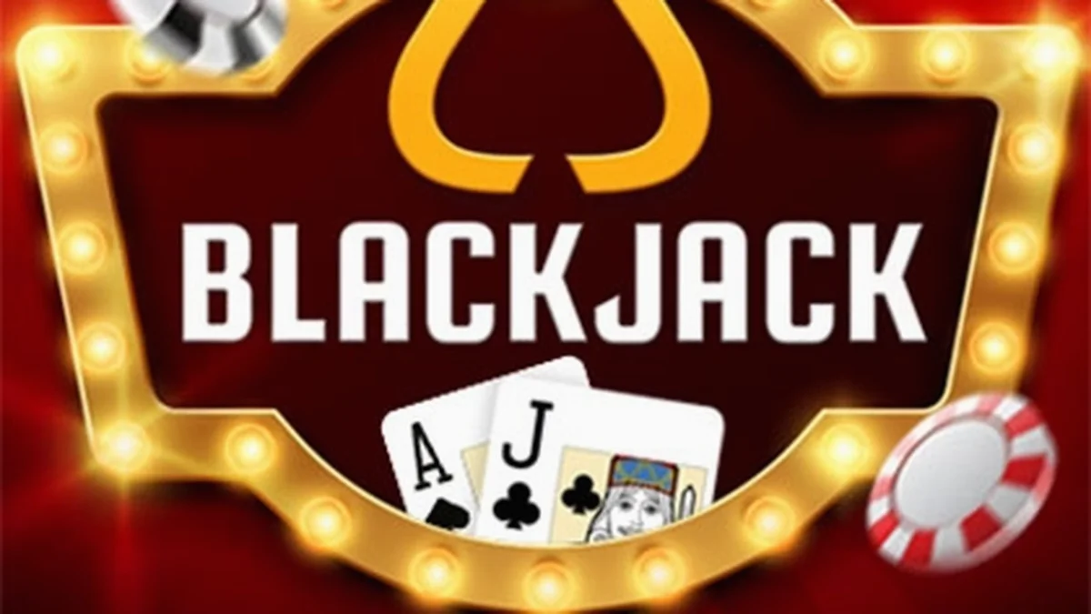Tampilan antarmuka permainan kartu Blackjack Neo