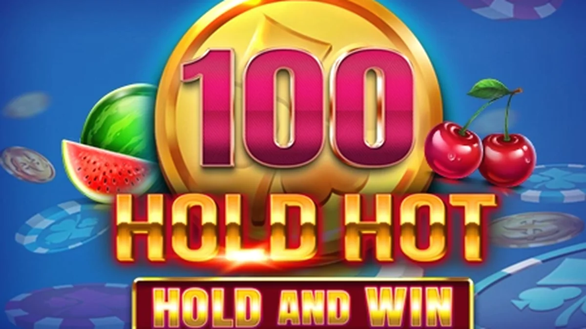 Tampilan visual slot 100 Hold Hot Hold and Win dengan tema buah klasik