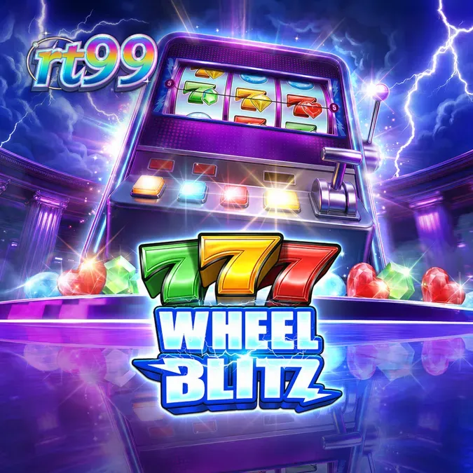 Tampilan antarmuka seluler 777 Wheel Blitz dengan desain minimalis