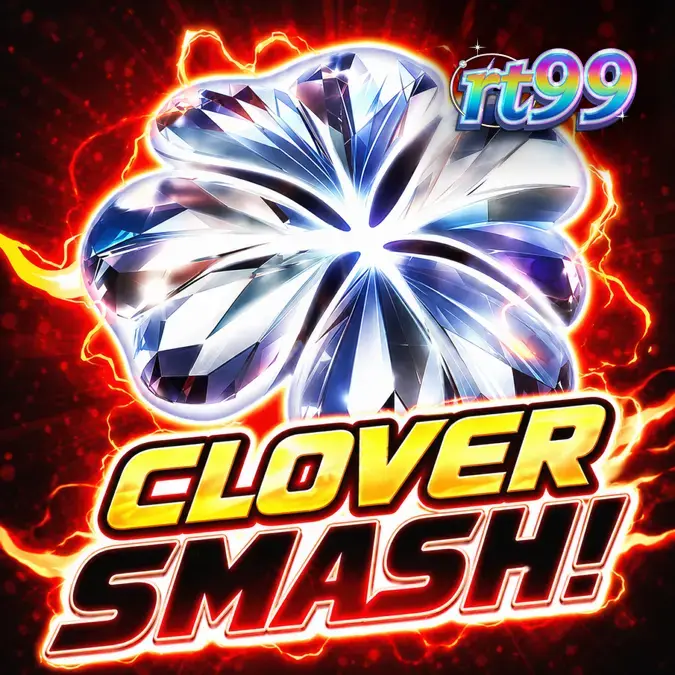 Tampilan visual slot Clover Smash dengan simbol semanggi yang ikonik